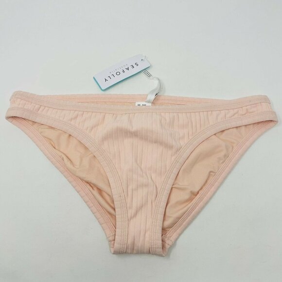 Seafolly Australia Womens Size 10 US Inka Rib Hipster Bikini Bottoms $72 1187 - Picture 3 of 7